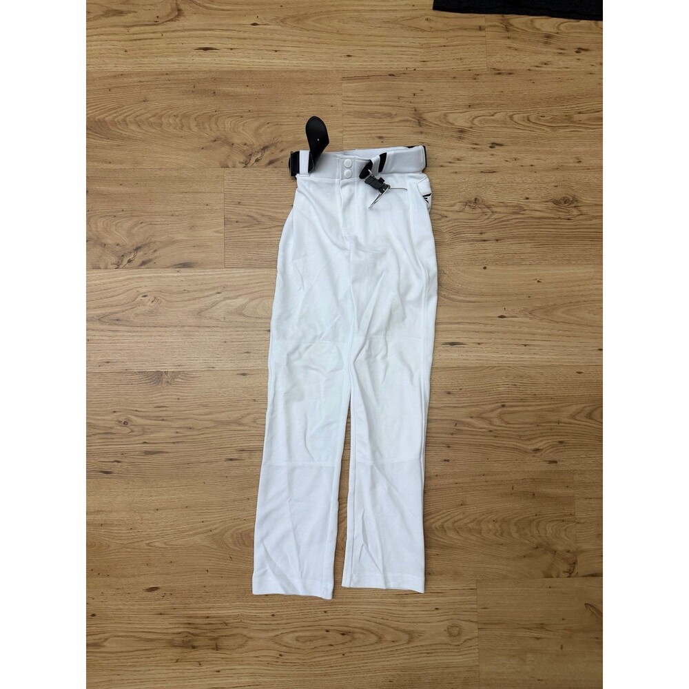 Easton White Baseball Pants and Belt